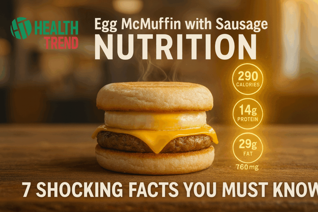 Egg McMuffin with Sausage Nutrition